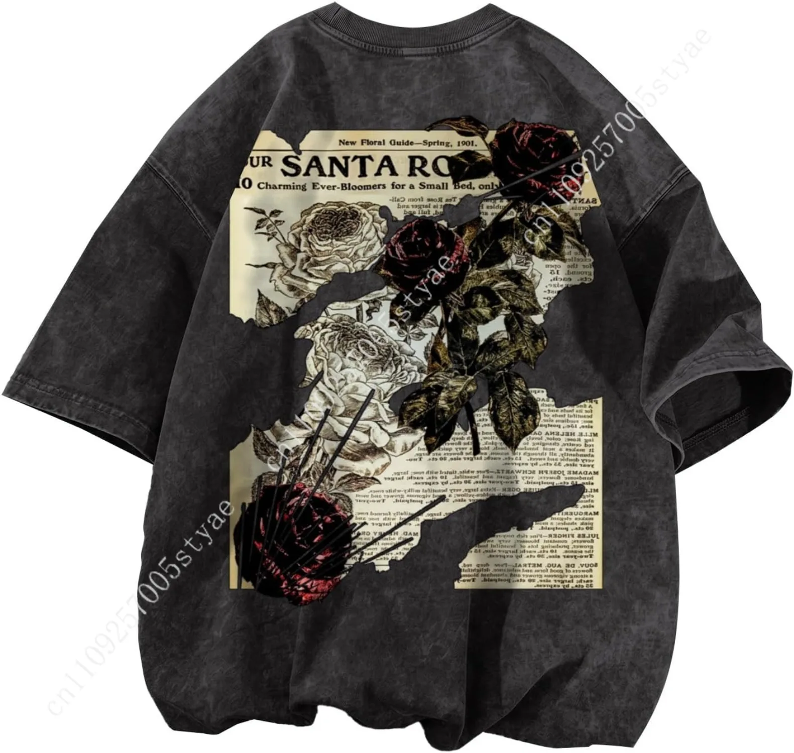 Mens Acid Wash Tshirt Oversize - Acid Wash Vintage Graphic T Shirt ulasan dan harga